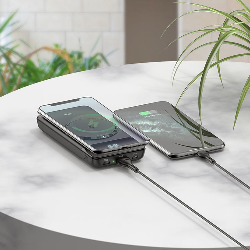 (30 000 mAh) Chargeur de batterie micro USB USB-C Banque d'alimentation portable et lumière LED (30 000 mAh) Chargeur de batterie micro USB USB-C Banque d'alimentation portable et lumière LED